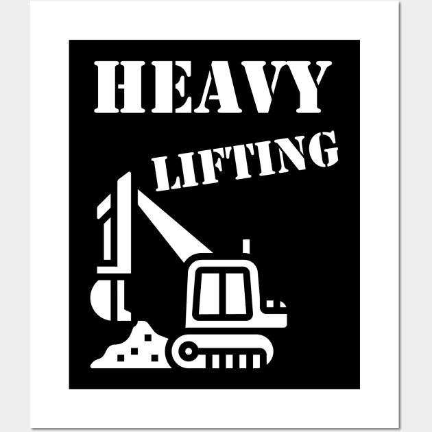 Heavy Lifting Wall Art by OakIslandMystery